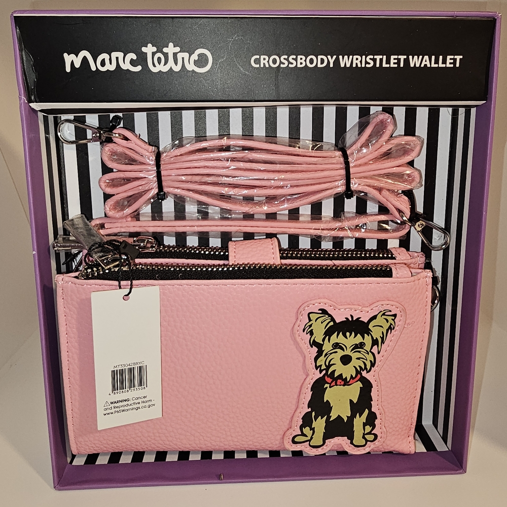 Marc Tetro Crossbody Wristlet Wallet NWT NIB